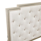 Genoa Light Oak Storage Bedroom Set with Tufted Upholstered Bed – Homelegance - Home Elegance USA