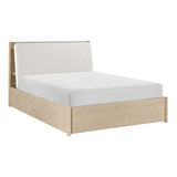 Matteo Light Oak Platform Bedroom Set with Storage & Charging Ports – Homelegance - Home Elegance USA