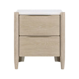 Matteo Light Oak Platform Bedroom Set with Storage & Charging Ports – Homelegance - Home Elegance USA