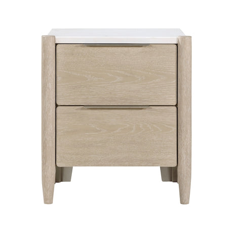 Matteo Light Oak Platform Bedroom Set with Storage & Charging Ports – Homelegance - sold by Home Elegance USA