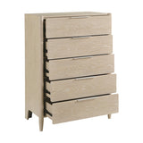 Matteo Light Oak Platform Bedroom Set with Storage & Charging Ports – Homelegance - Home Elegance USA
