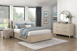Matteo Light Oak Platform Bedroom Set with Storage & Charging Ports – Homelegance - sold by Home Elegance USA