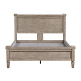 Marceline Gray Oak Canopy Bed Bedroom Furniture Set – Homelegance - Home Elegance USA