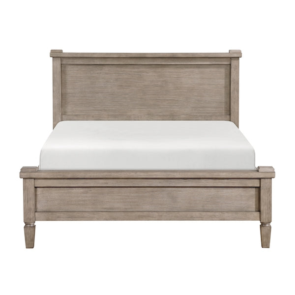 Marceline Gray Oak Canopy Bed Bedroom Furniture Set – Homelegance - Home Elegance USA