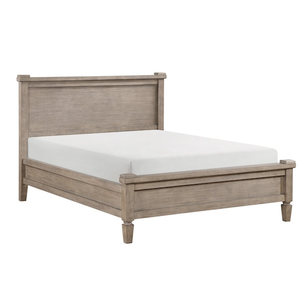 Marceline Gray Oak Canopy Bed Bedroom Furniture Set – Homelegance - Home Elegance USA