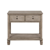 Marceline Gray Oak Canopy Bed Bedroom Furniture Set – Homelegance - Home Elegance USA