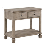 Marceline Gray Oak Canopy Bed Bedroom Furniture Set – Homelegance - Home Elegance USA