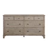 Marceline Gray Oak Canopy Bed Bedroom Furniture Set – Homelegance - Home Elegance USA