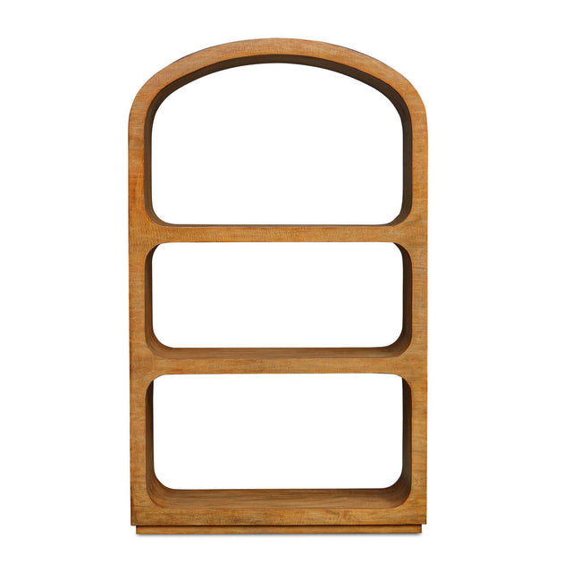 Achley Seamless Wooden Etagere Woodtone - Light Brown by Uttermost - View 1