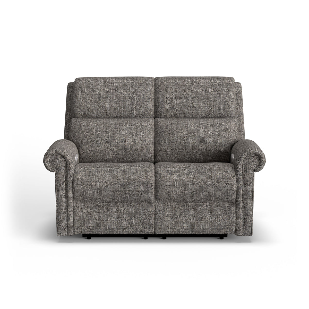 Bernard Power Reclining Loveseat With Power Headrest & Lumbar, Nailhead Trim | Flexsteel