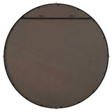 Bonded Round Mirror - Black by Uttermost - View 6