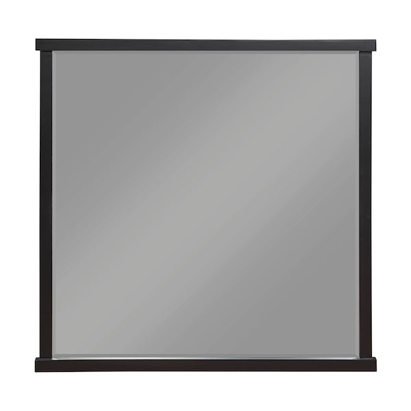 Rectangular projection screen with black frame on a white background