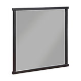 Black-framed rectangular screen on a white background