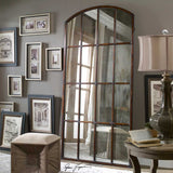 Amiel Antique Large Arch Mirror - Dark Brown | Uttermost