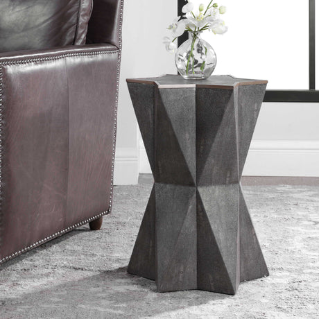 Capella Accent Table - Dark Gray by Uttermost - View 6
