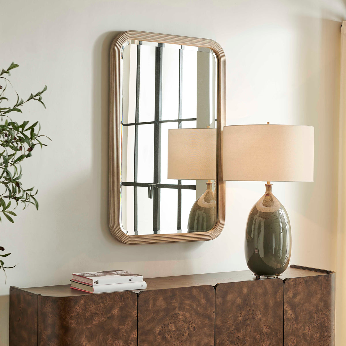 Emari Mirror - Gray by Uttermost - View 3