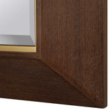 Matheson Rectangular Mirror Walnut - Dark Brown by Uttermost - View 5