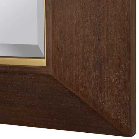 Matheson Rectangular Mirror Walnut - Dark Brown by Uttermost - View 5