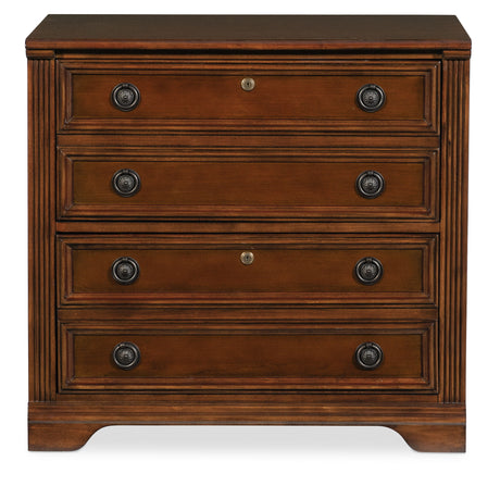 Brookhaven Lateral File Cabinet - Dark Brown by Hooker Furniture - View 6