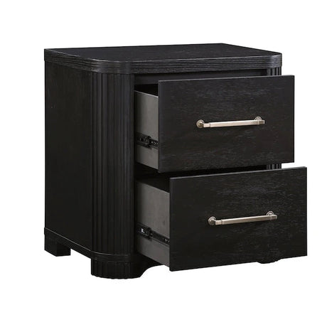 Gilbert Charcoal Oak Platform Bedroom Set with Storage – Homelegance - sold by Home Elegance USA