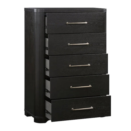 Gilbert Charcoal Oak Platform Bedroom Set with Storage – Homelegance - sold by Home Elegance USA