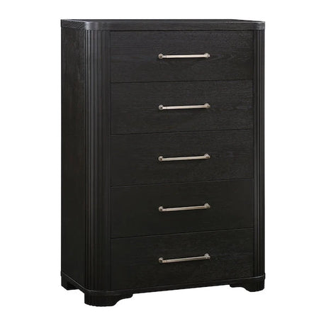 Gilbert Charcoal Oak Platform Bedroom Set with Storage – Homelegance - sold by Home Elegance USA