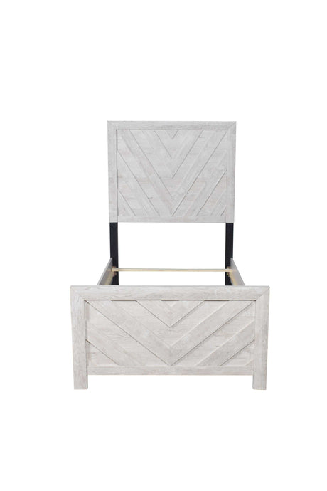 DENVER Twin 4PC Modern Style Storage Bedroom Set Made with Wood in Natural (NJ INVENTORY) - sold by Home Elegance USA