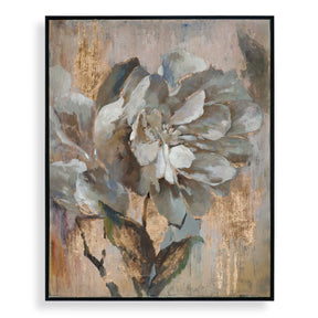 Dazzling Floral Art - Light Brown by Uttermost - View 1