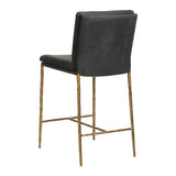 Ascend Counter Stool Charcoal - Black / Gold by Uttermost - View 7