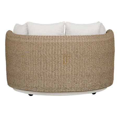 Sunset Outdoor Round Swivel Day Bed - White by Uttermost - View 5