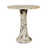 Cadas Indoor-Outdoor Stone Side Table - Black / White by Uttermost - View 1