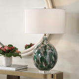 Mihaela Drip Glaze Table Lamp - Blue / Green by Uttermost - View 2