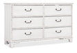 Charleston Six-Drawer Dresser - White by Hooker Furniture - View 1