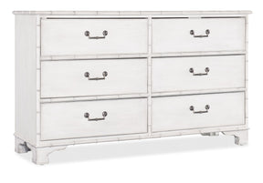 Charleston Six-Drawer Dresser - White by Hooker Furniture - View 1
