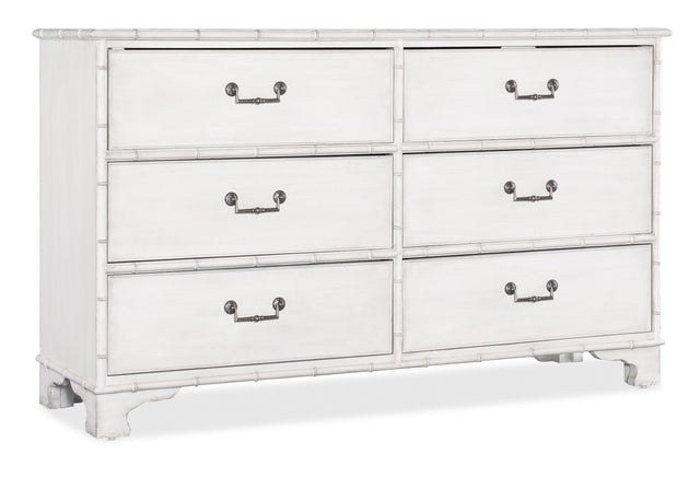 Charleston Six-Drawer Dresser - White by Hooker Furniture - View 1