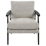 Sebastian Cast Iron Accent Chair - Gray by Uttermost - View 1