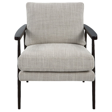 Sebastian Cast Iron Accent Chair - Gray by Uttermost - View 1