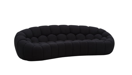 Divani Casa Yolonda - Modern Curved Black Fabric Sofa Set | VIG - Home Elegance USA
