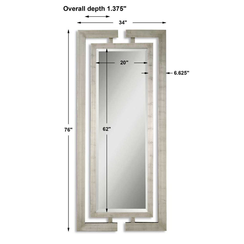 Jamal Silver Mirror | Uttermost