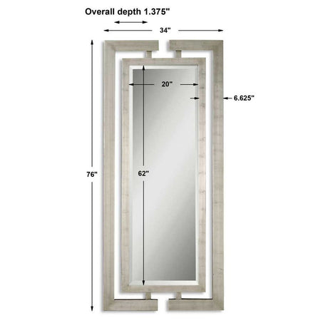 Jamal Silver Mirror | Uttermost