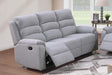 Modern Motion Sofa 1pc Horizontal Tufting Cushion Backrest Upholstered Sofa Sincere Bone Finish Primary Living Room Furniture