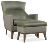 Camille Chair - Dark Green / Gray by Hooker Furniture - View 2