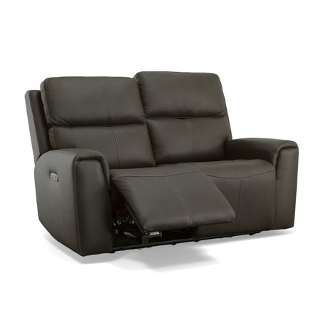 Jarvis Power Reclining Loveseat With Power Headrests - Mica | Flexsteel