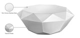 Gemma 3 Piece Occasional Table Set In Silver - 222Silver-3Set | Meridian - sold by Home Elegance USA