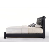 Acme - Ireland II EK Bed 14347EK Black Synthetic Leather