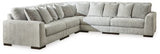 Ashley Pewter Regent Park 14404S3 5 - Piece Sectional - Chenille - 14404S3 - Home Elegance USA - 1