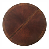 Homelegance Deryn Park Round/Oval Extendable Dining Table Set in Cherry Finish with Gold Tipping – 2243-76 Collection - Home Elegance USA