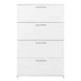 Bliss Glossy Four - Drawer Jumbo Chest in White - B040S00004 - Home Elegance USA - 5