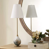 Cardoni Buffet Lamp Smoke - Gold / White by Uttermost - View 3