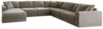 Ashley Storm Raeanna 14603S8 6 - Piece Sectional with Chaise - Chenille - 14603S8 - Home Elegance USA - 1